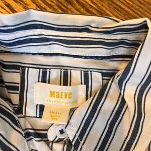 Oversized shirt from Anthropologie. Size Small. Never worn. Tags still on.